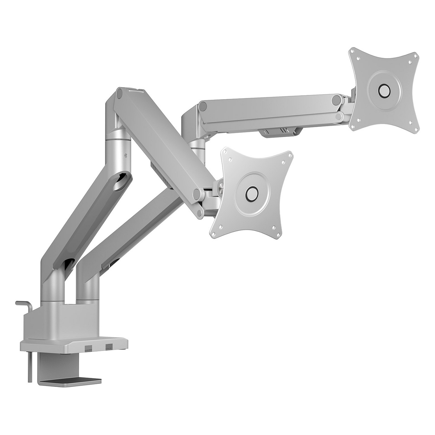 Stalak za monitor ICY BOX IB-MS524-T, za 2 monitora do 32", s plinskom oprugom-0