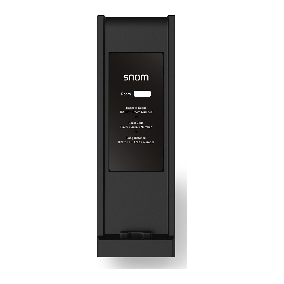 Analogni hotelski telefon SNOM HD300A, Crni-4