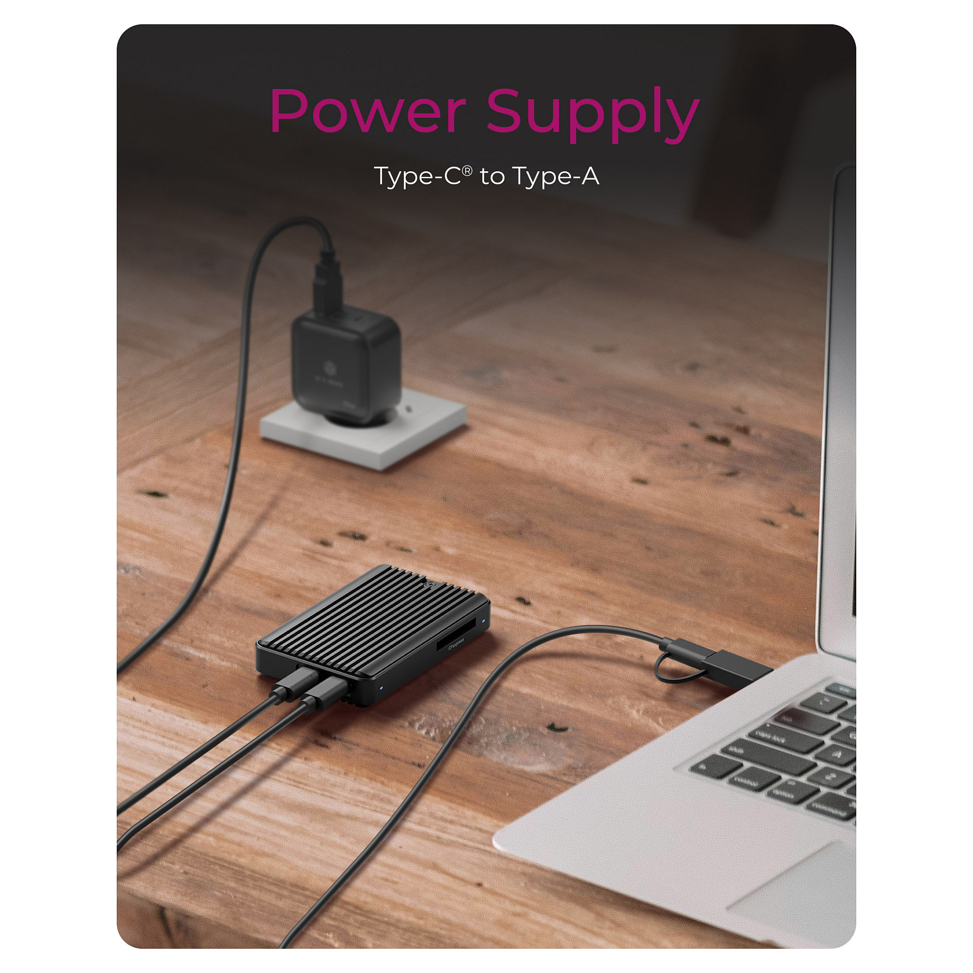 Eksterno kućište za M.2 NVMe SSD i čitač kartica ICY BOX IB-CR601M-C31, USB-C 3.1 Gen 2-3