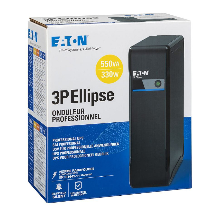 Neprekidno napajanje EATON Ellipse ECO 550 DIN (330W/550VA)-6
