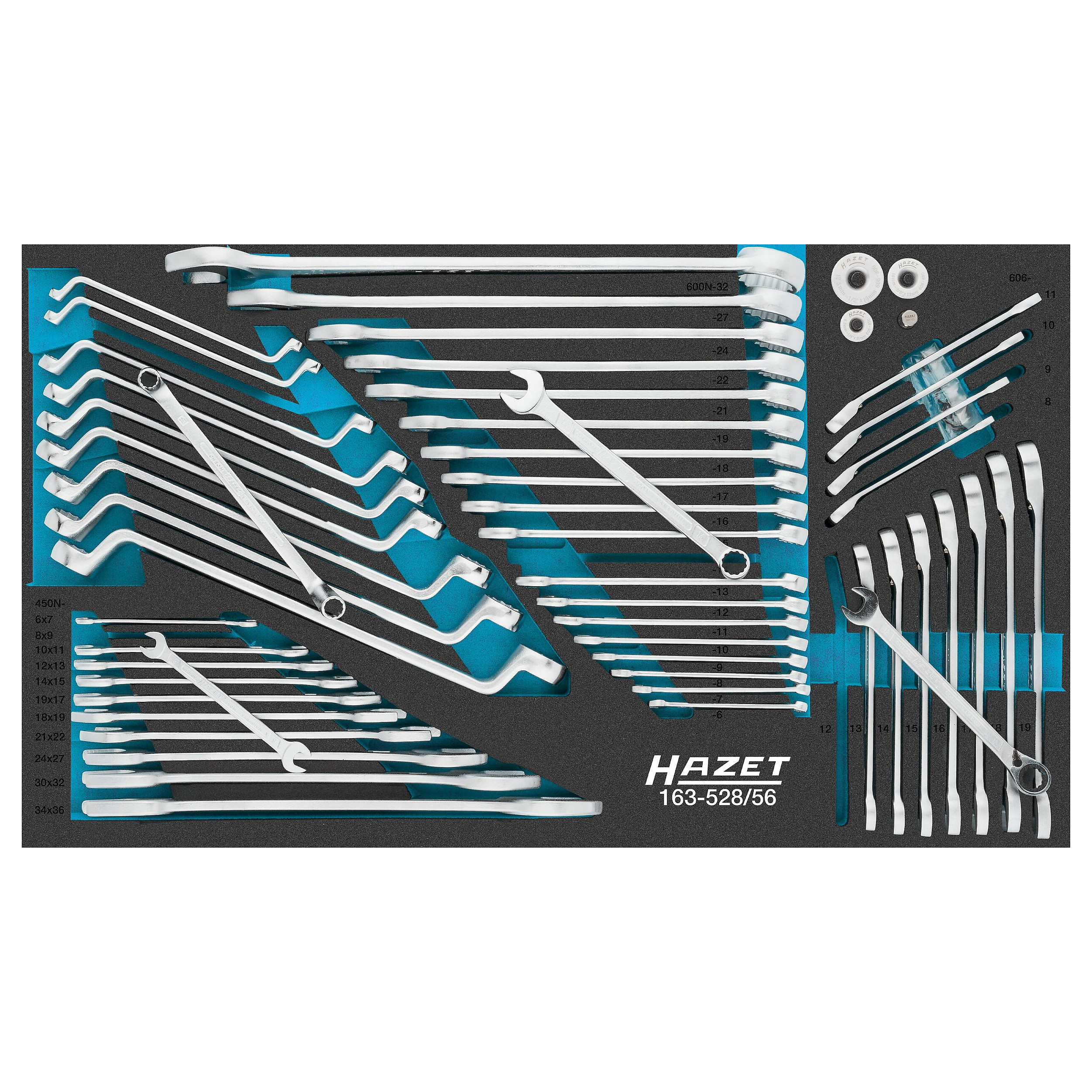 Set ključeva HAZET 163-528/56, 56-dijelni