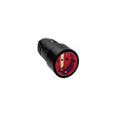 Gumena spojnica BACHMANN 920.003, 16A/250V, IP20, crna
