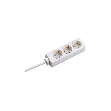 Strujna letva BACHMANN SELLY, 3 utičnice, 3m kabel, s prekidačem, bijela-0