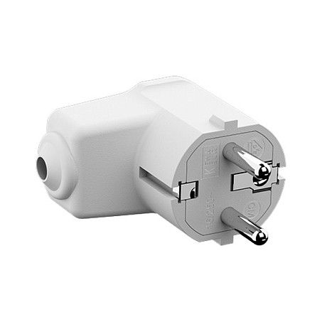 Utikač BACHMANN 920.182 kutni, CEE 7/7 Schuko, 16A/250V, bijeli-0