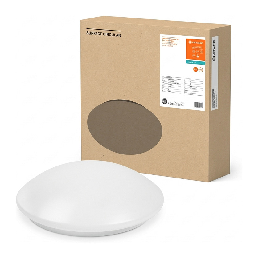 LED stropna i zidna svjetiljka OSRAM SURFACE CIRCULAR 400, 24W, 1920lm, 4000K, IP44