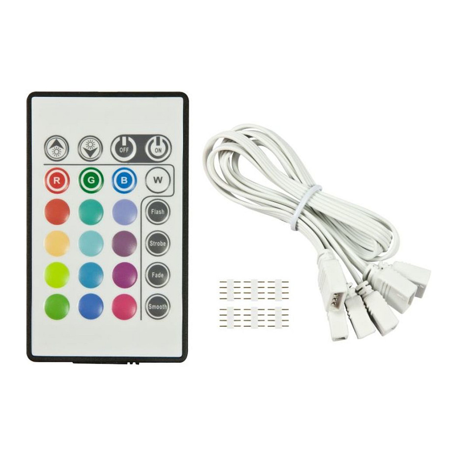 LED traka SYNERGY 21 Dekoline Flex Strip 36 RGB, 1.2m, USB komplet s daljinskim upravljačem-1