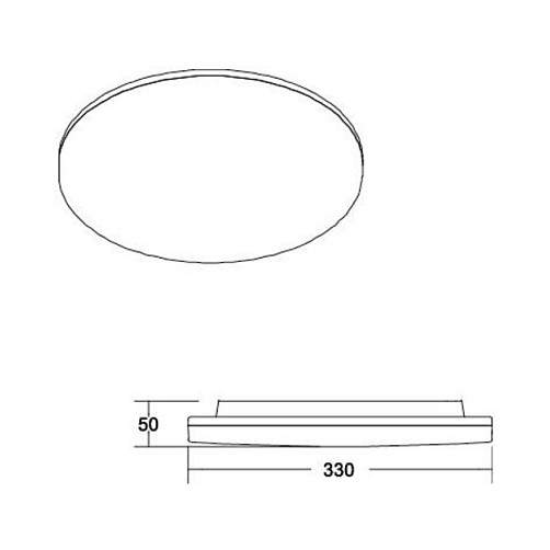 LED stropna svjetiljka BRUMBERG BYAM-R MAXI 12512073, 24W, 3CCT, IP65, bijela-2