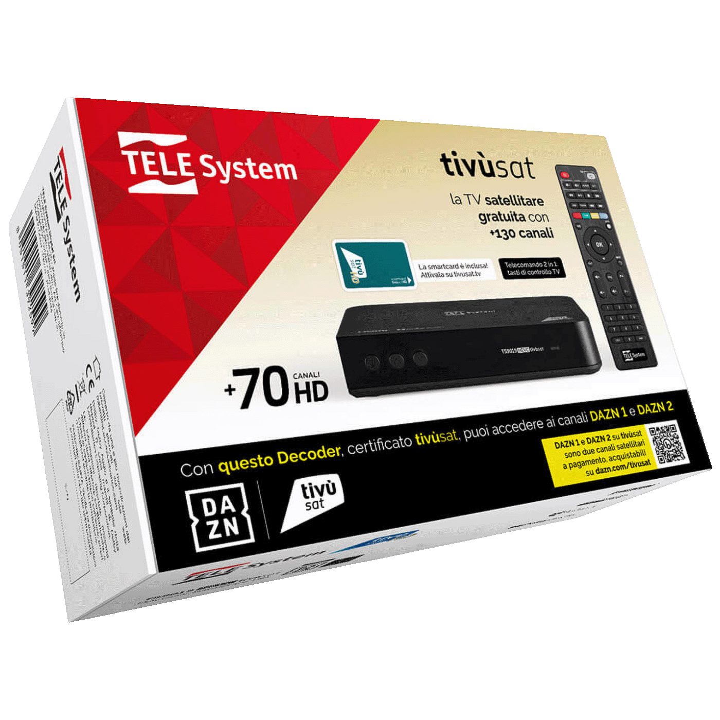 Prijemnik satelitski TELE SYSTEM TS9019HEVC , DVB-S/S2 sa tivusat smart karticom-5