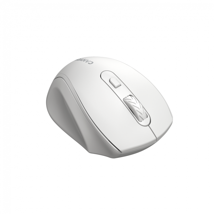 Bežični miš CANYON CNE-CMSW20W, 1600 DPI, bijela boja-1