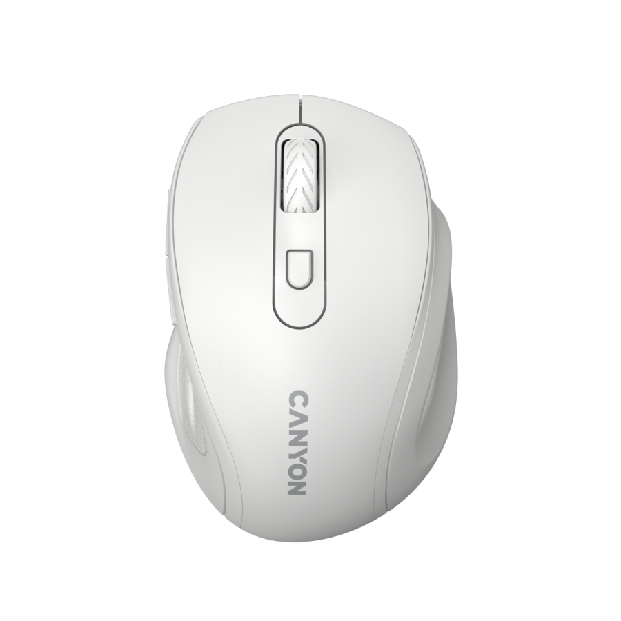 Bežični miš CANYON CNE-CMSW20W, 1600 DPI, bijela boja-0