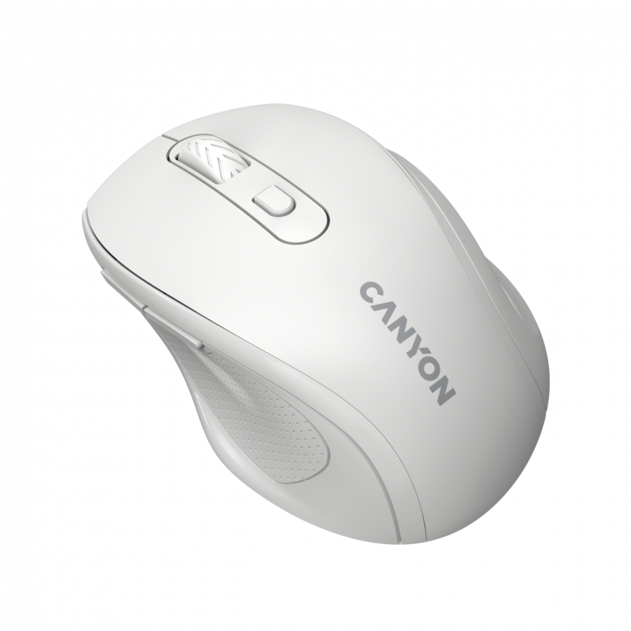 Bežični miš CANYON CNE-CMSW20W, 1600 DPI, bijela boja-2