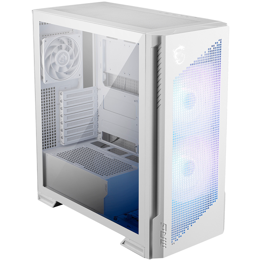 PC Kućište MSI MPG VELOX 300R AIRFLOW PZ, Mid Tower, E-ATX, ARGB, Bijelo