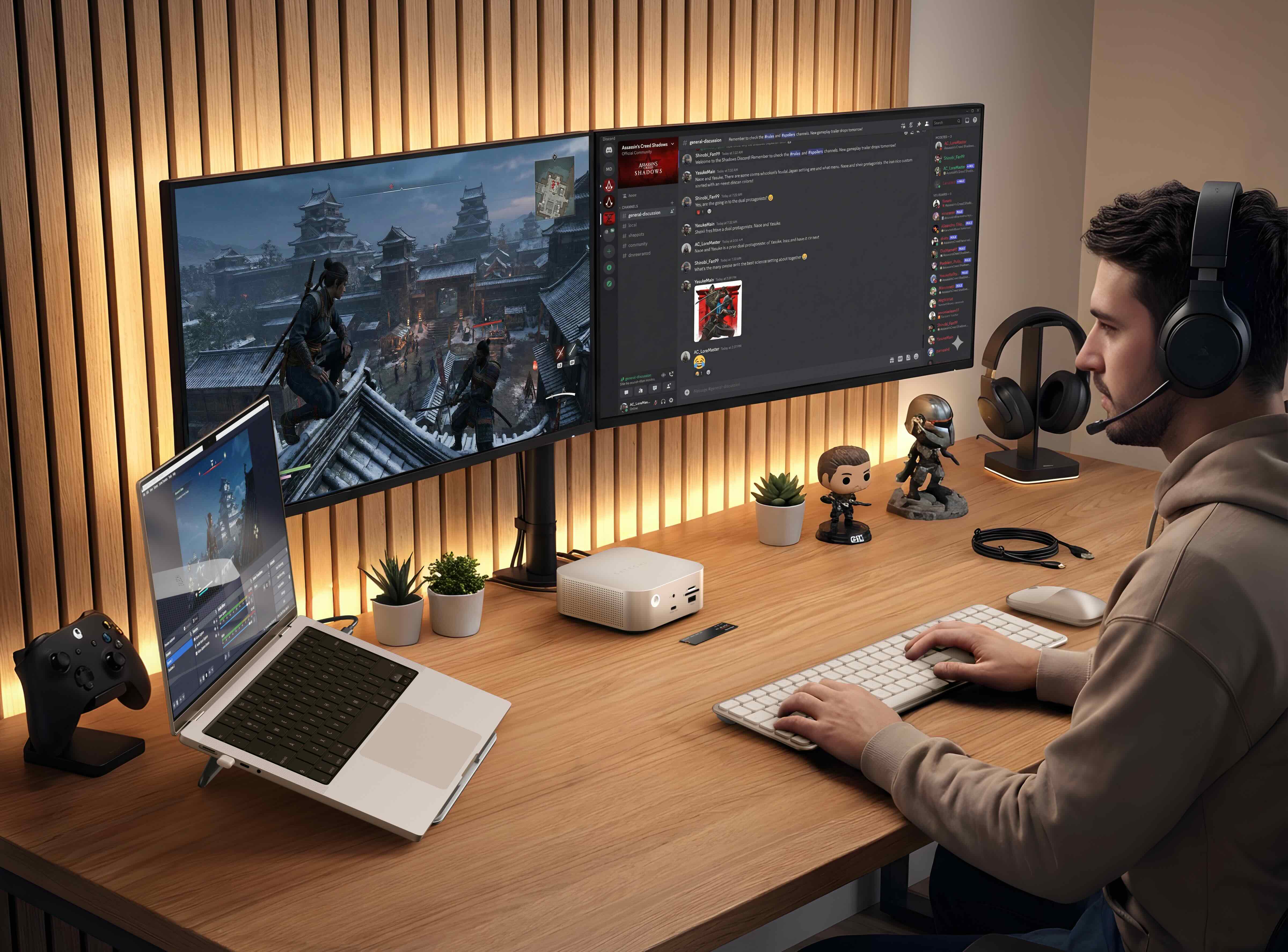 Docking stanica SATECHI Thunderbolt 5 CubeDock s kućištem za SSD (140W), srebrna boja-11