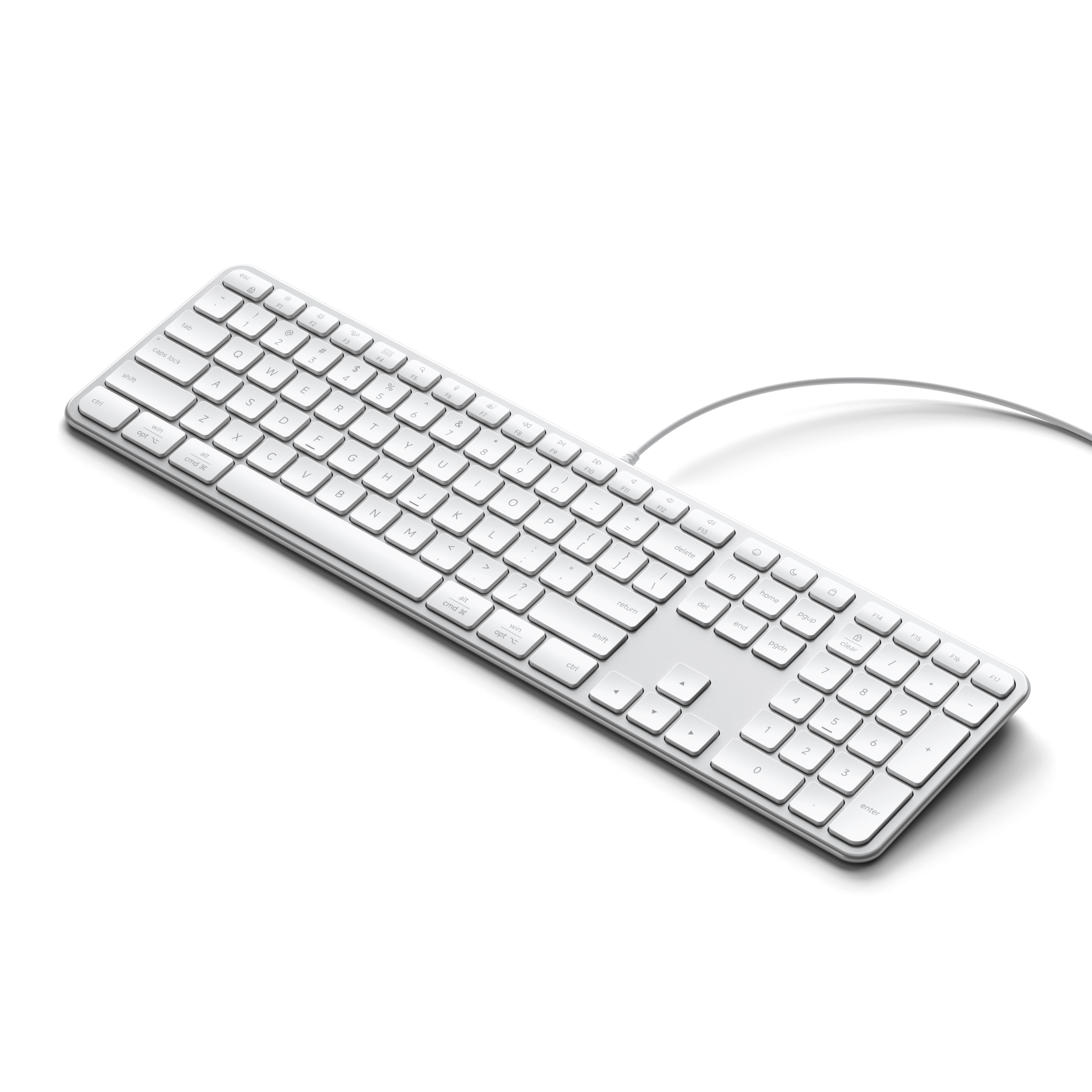 Satechi Slim LX3 Wired Keyboard - US English - Silver-7