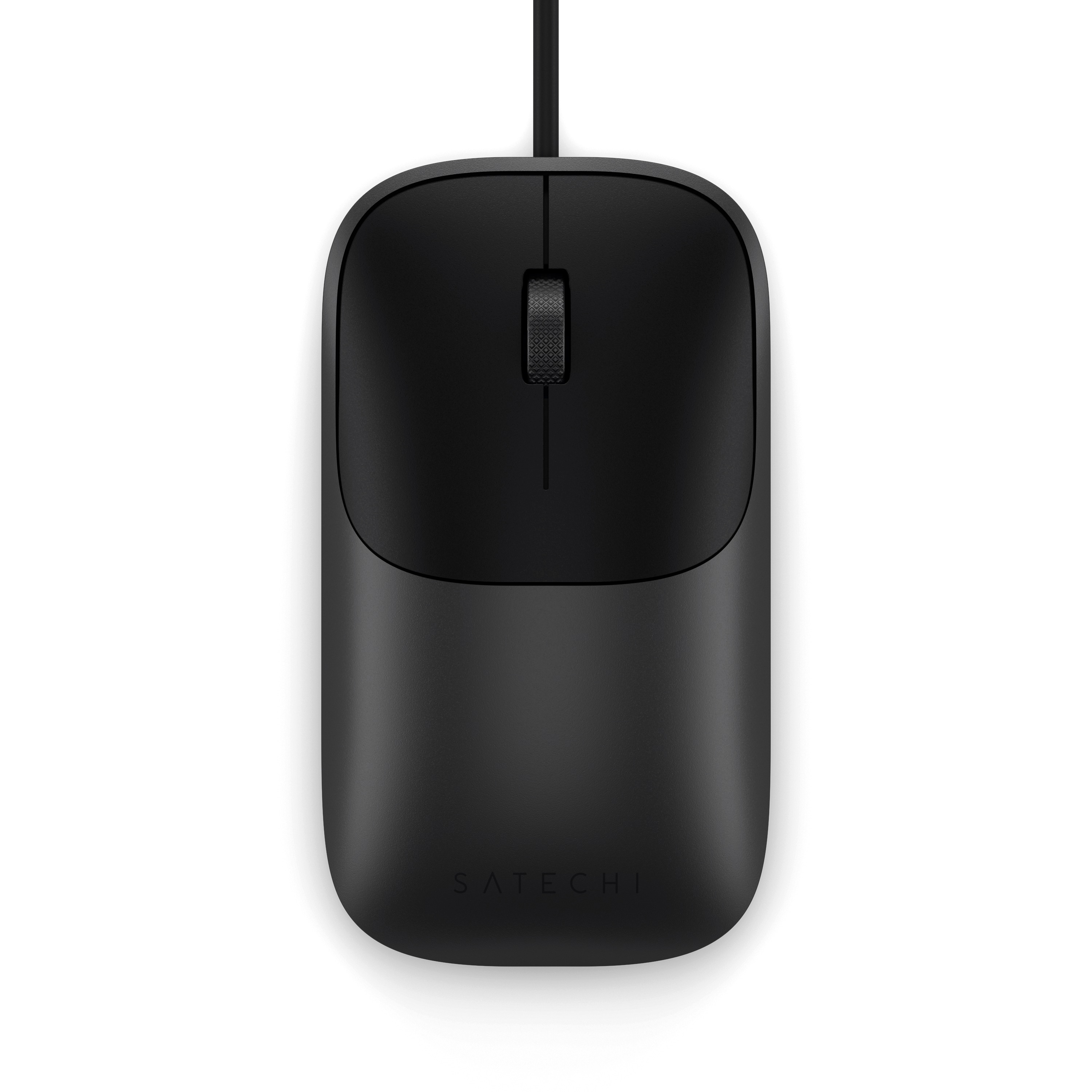 Satechi Slim LX Wired Mouse - Space Black-0