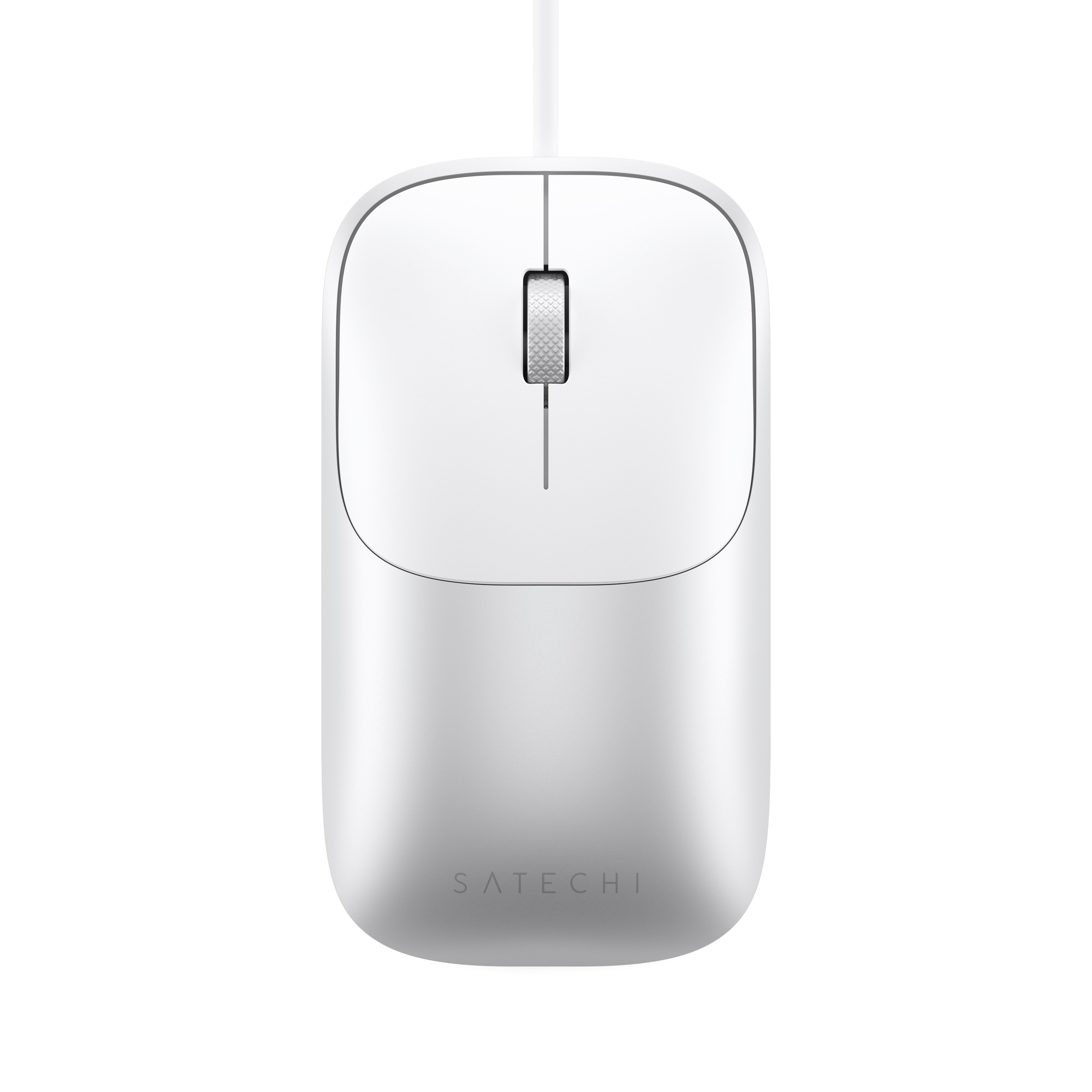 Satechi Slim LX Wired Mouse - Silver
