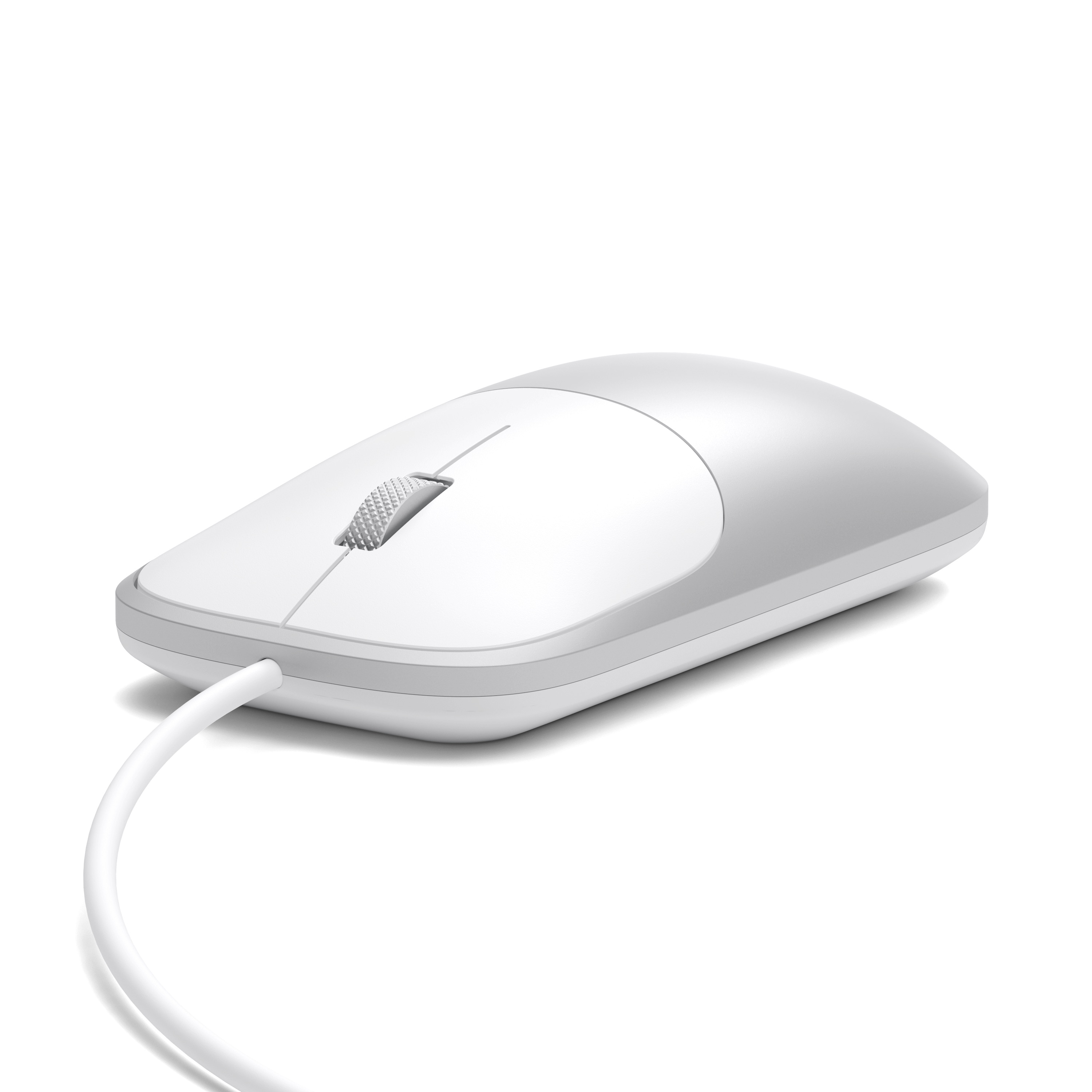 Satechi Slim LX Wired Mouse - Silver-2