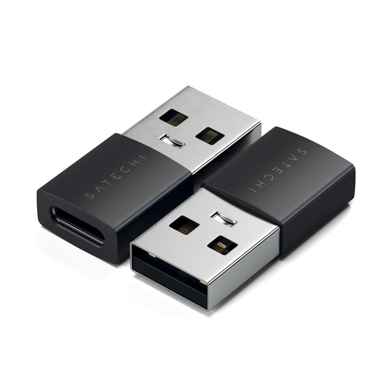 Adapter SATECHI 2-u-1 USB-A na USB-C (Space Black)-0