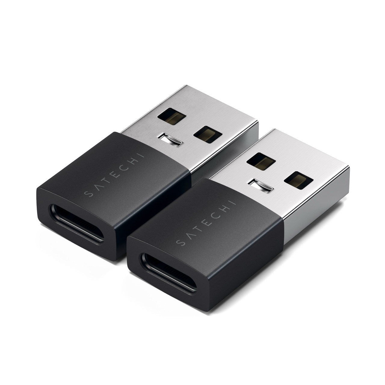 Adapter SATECHI 2-u-1 USB-A na USB-C (Space Black)-1
