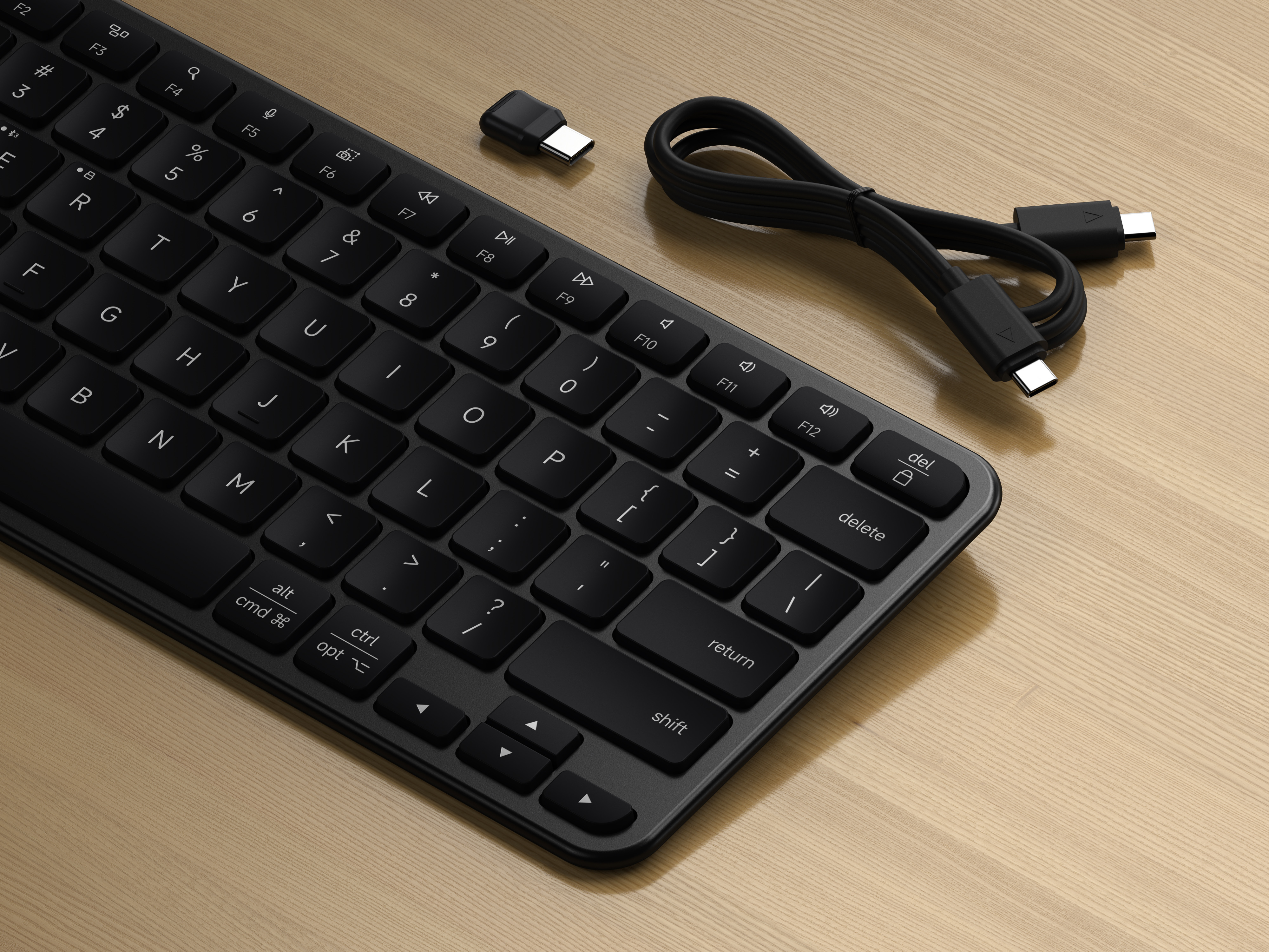 Bežična tipkovnica SATECHI Slim X1 Bluetooth (US Layout), svemirski crna boja-3