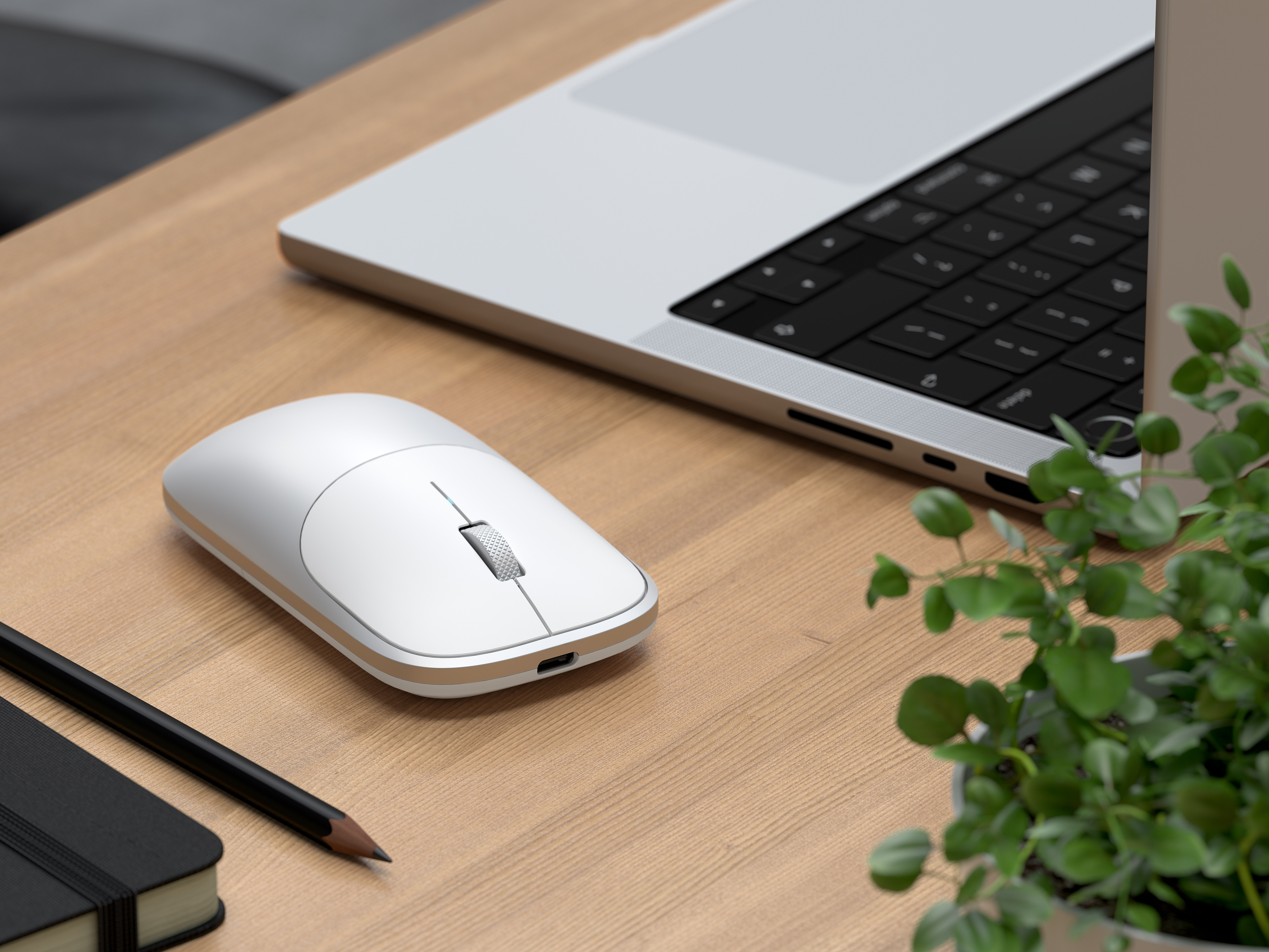 Satechi Slim EX Wireless Mouse - Silver-7