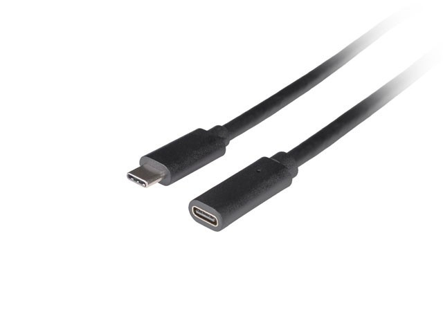 Lanberg CA-USBE-20CC-0015-BK USB cable USB 3.2 Gen 1 (3.1 Gen 1) 1.5 m USB C Black-0