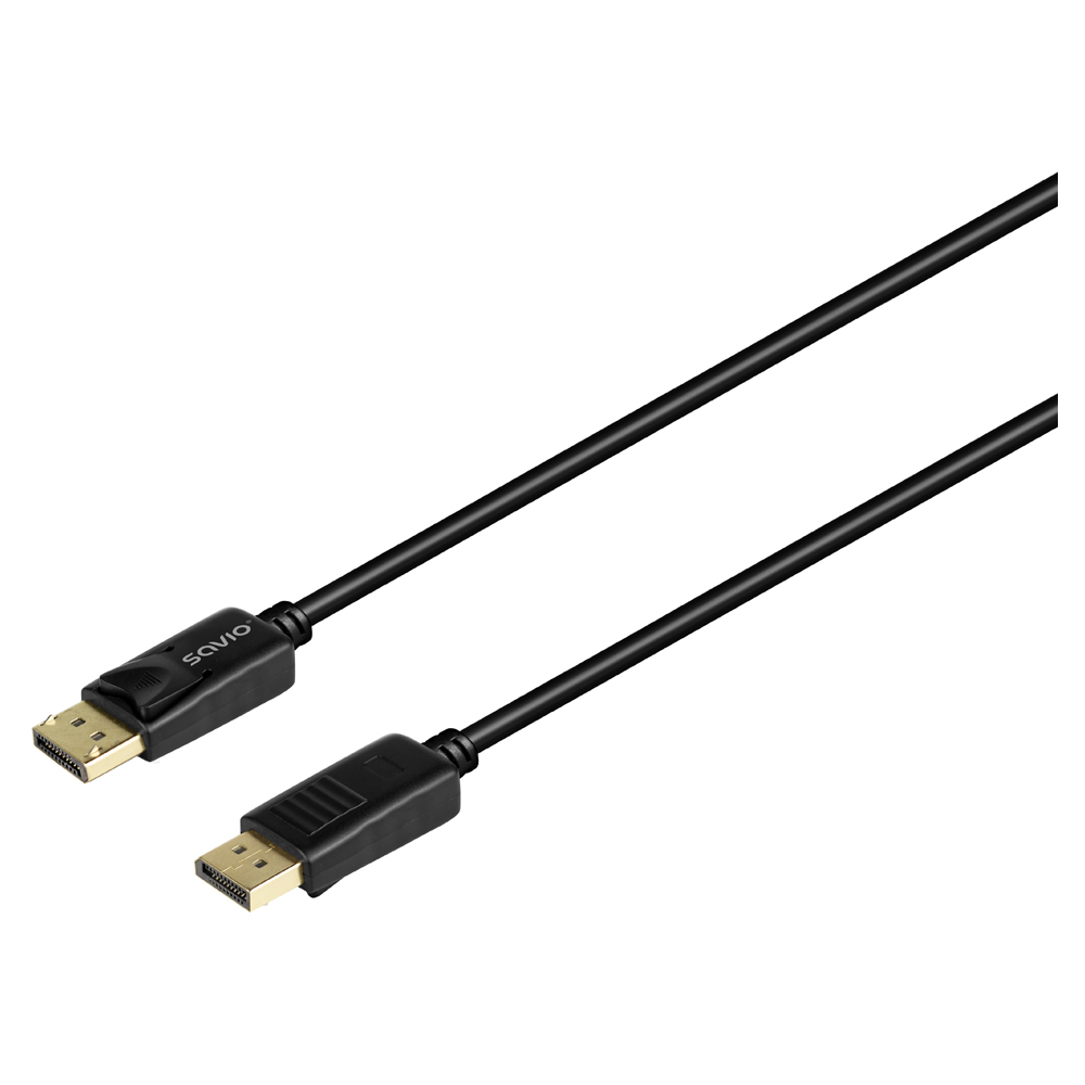 Savio CL-205 DisplayPort cable 2 m Black-1