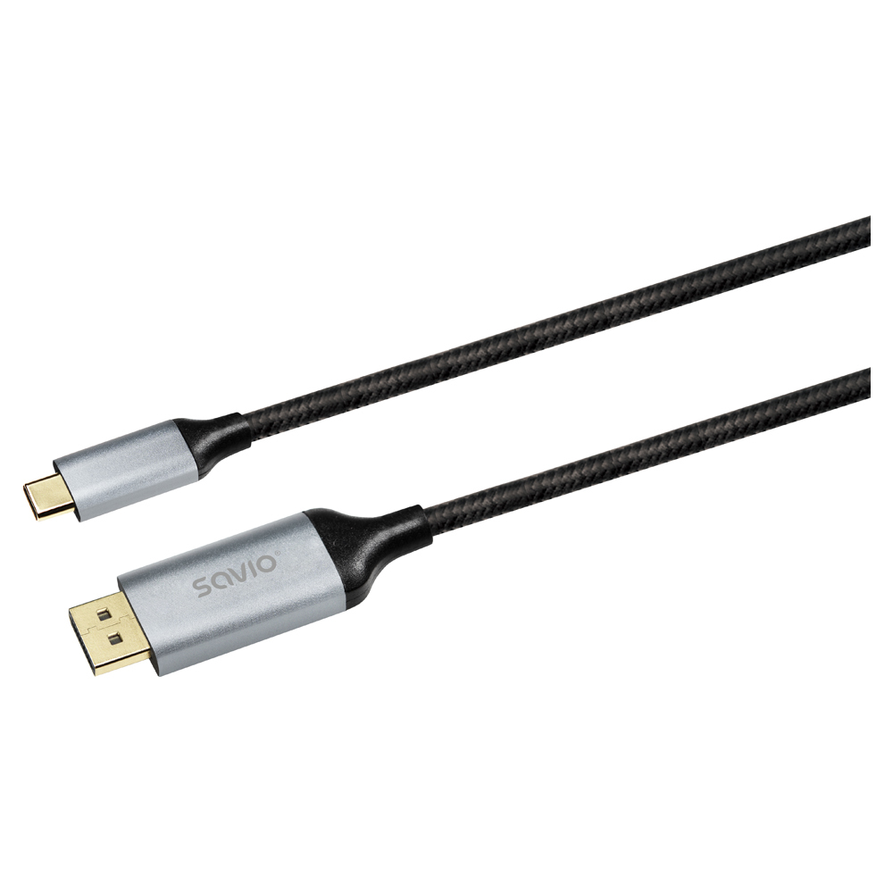 Savio CL-208 USB-C na USB-A 3.2 Gen 1 kabel, 2m-1