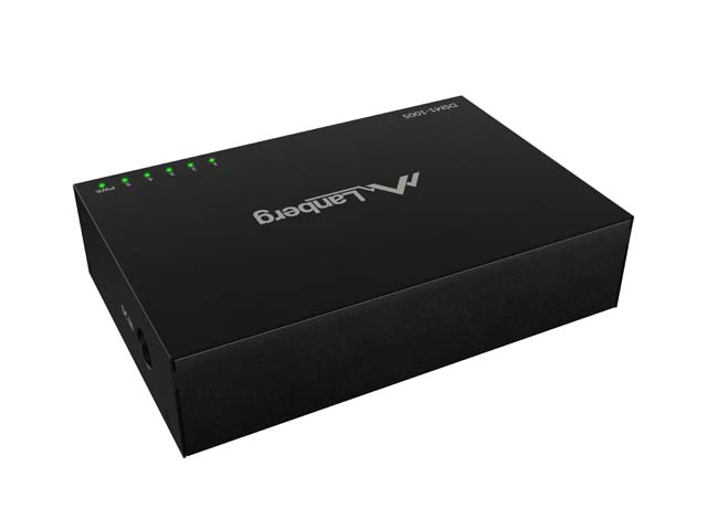 Mrežni switch LANBERG RSGE-5P (5-portni, 1Gb/s, Unmanaged, metalno kućište)-4