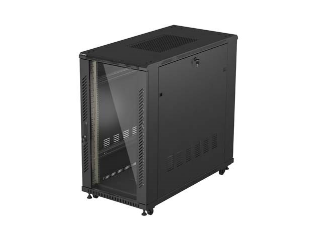 Rack ormar LANBERG FF01-6222-12B, 22U, 600x1000mm, samostojeći, crni-4