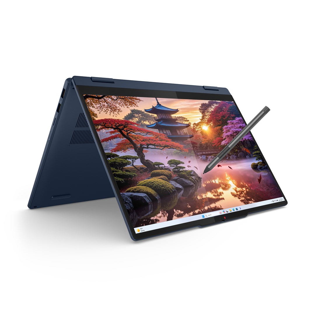 Laptop LENOVO IdeaPad 5 2-in-1 14AKP10 (14" Touchscreen, WUXGA, AMD Ryzen AI 7 350, 16 GB, 1 TB SSD, AMD Radeon Graphics, Windows 11 Home, Non-HR tipkovnica, Plavi)-6