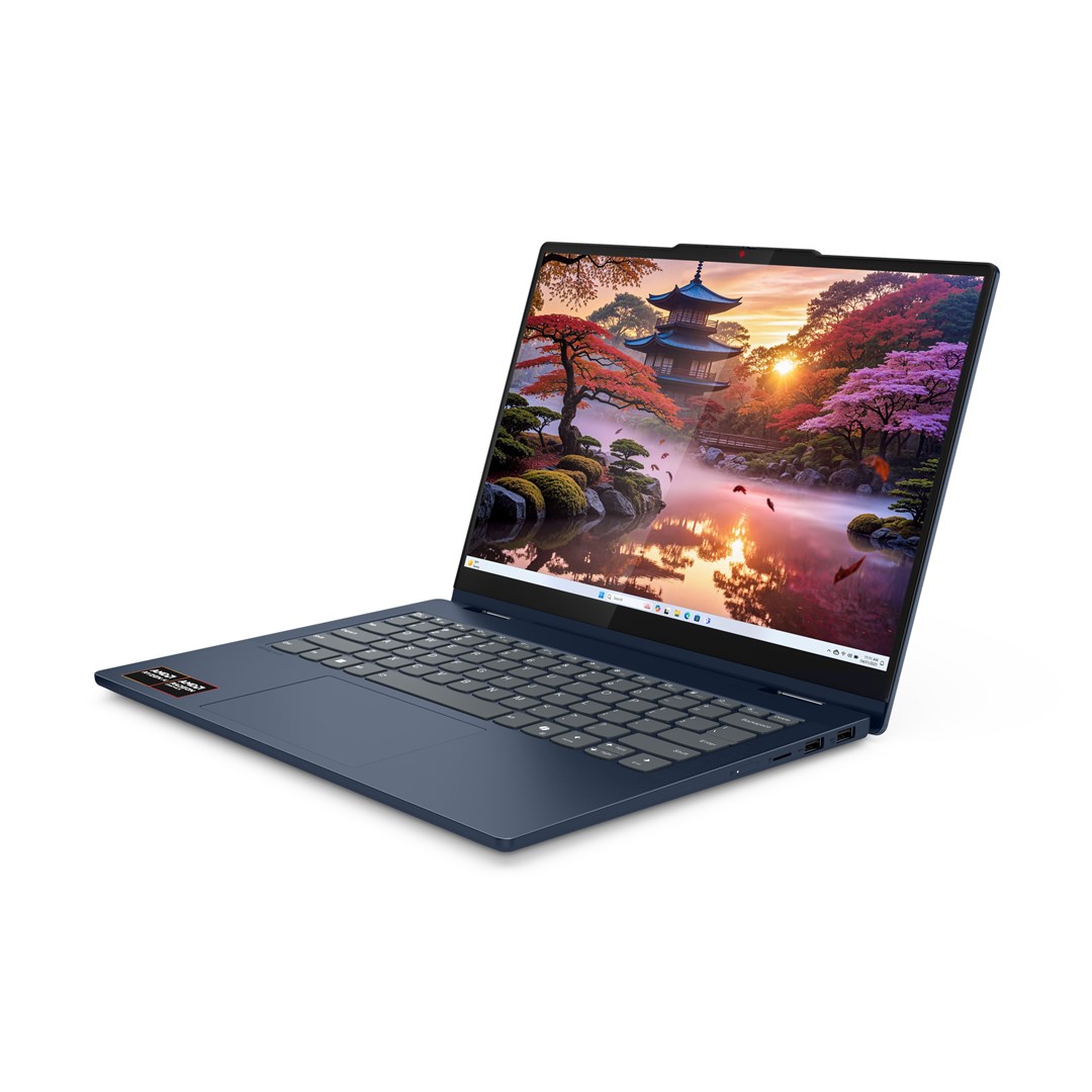 Laptop LENOVO IdeaPad 5 2-in-1 14AKP10 (14" Touchscreen, WUXGA, AMD Ryzen AI 7 350, 16 GB, 1 TB SSD, AMD Radeon Graphics, Windows 11 Home, Non-HR tipkovnica, Plavi)-3