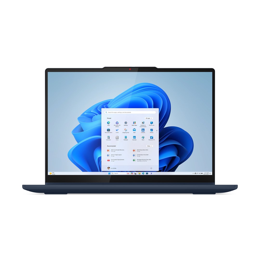 Laptop LENOVO IdeaPad 5 2-in-1 14AKP10 (14" Touchscreen, WUXGA, AMD Ryzen AI 7 350, 16 GB, 1 TB SSD, AMD Radeon Graphics, Windows 11 Home, Non-HR tipkovnica, Plavi)-2