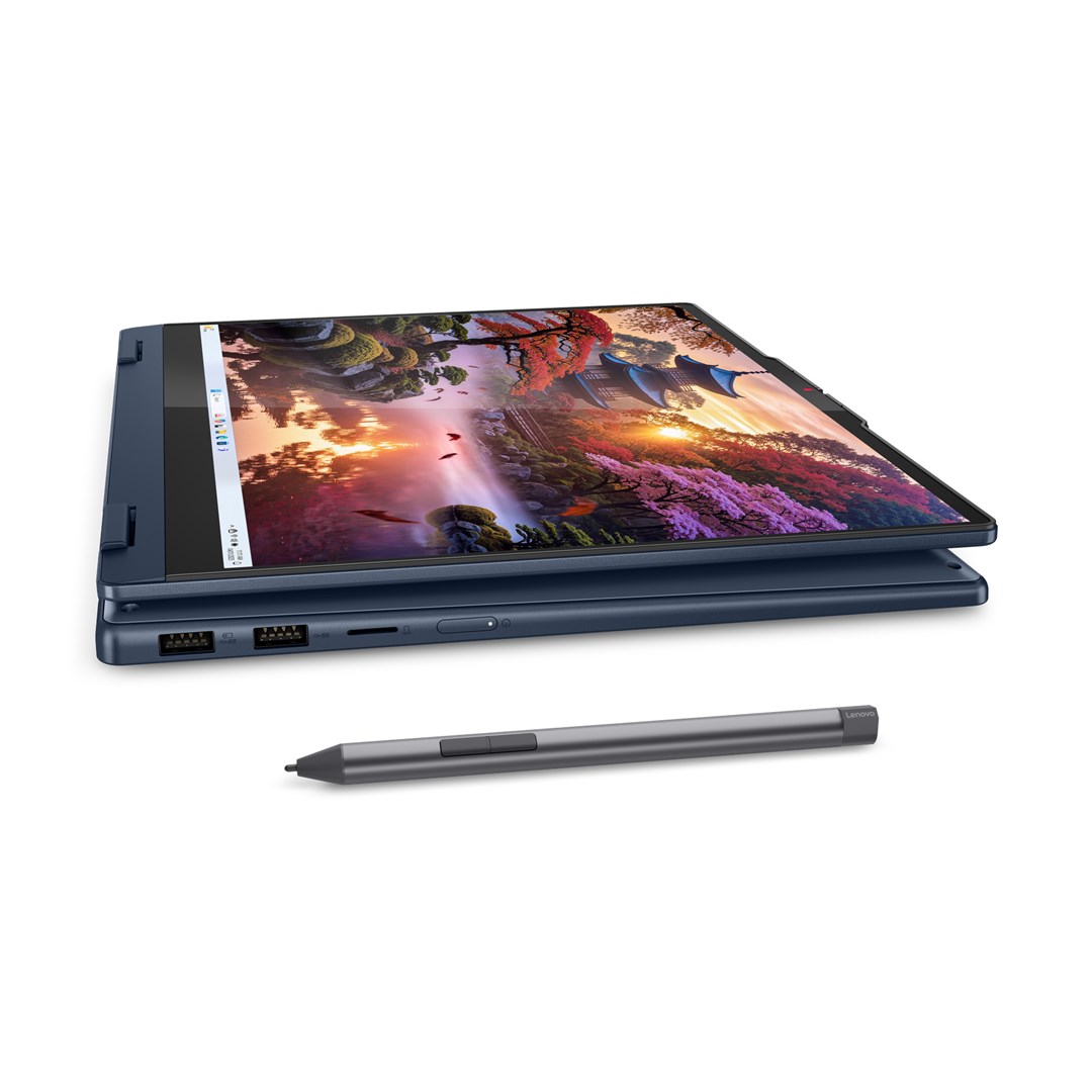 Laptop LENOVO IdeaPad 5 2-in-1 14AKP10 (14" Touchscreen, WUXGA, AMD Ryzen AI 7 350, 16 GB, 1 TB SSD, AMD Radeon Graphics, Windows 11 Home, Non-HR tipkovnica, Plavi)-10