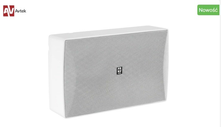 Zidni zvučnici AVTEK WS 510 (2x25W) bijela boja