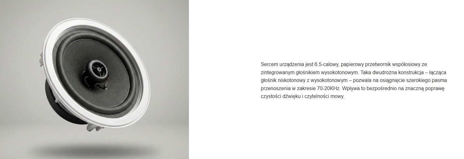 Ugradbeni stropni zvučnik AVTEK CS 606 (6.5", 60W)-3