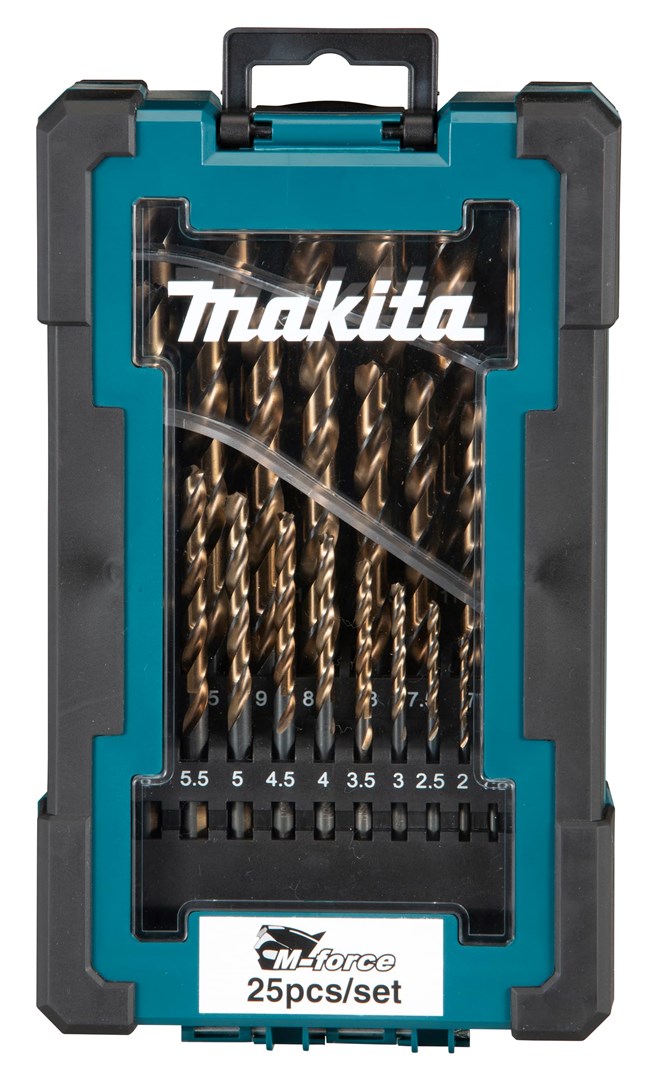 Set svrdala za metal MAKITA D-72241 HSS-G M-Force (25 kom, 1-13mm)-0