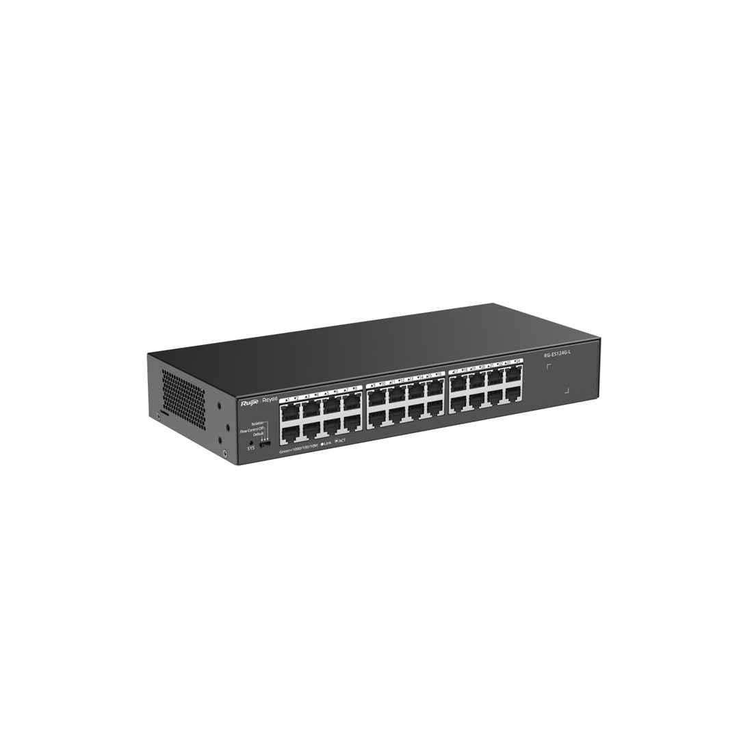 Mrežni switch RUIJIE RG-ES124G-L (24-portni, Gigabit, Unmanaged)-3