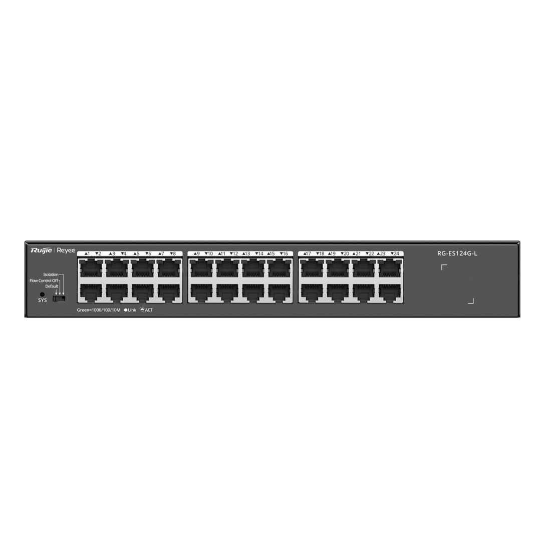 Mrežni switch RUIJIE RG-ES124G-L (24-portni, Gigabit, Unmanaged)-0