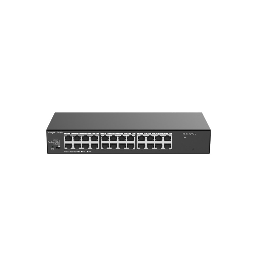 Mrežni switch RUIJIE RG-ES124G-L (24-portni, Gigabit, Unmanaged)-1