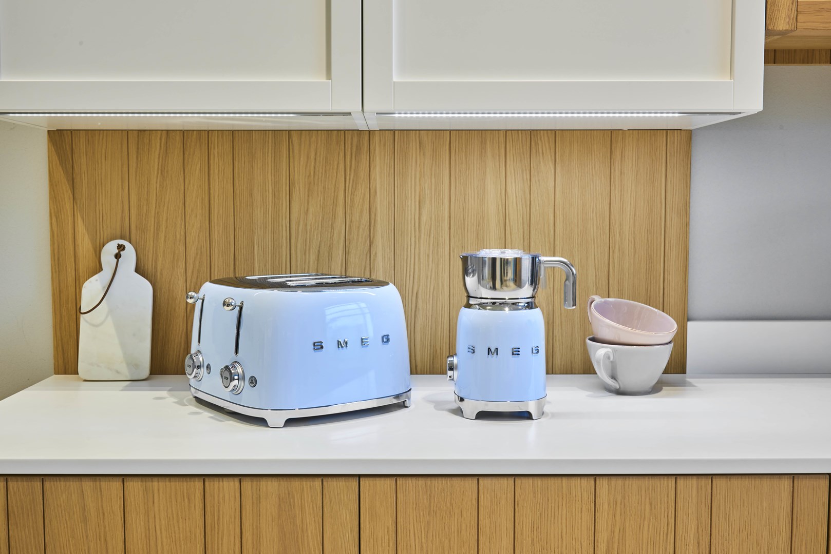 Toster SMEG TSF03 50's Style, 4 utora, Pastelno plava-5