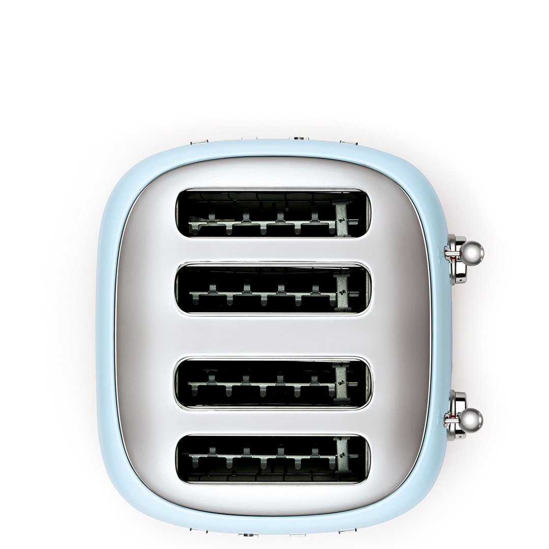 Toster SMEG TSF03 50's Style, 4 utora, Pastelno plava-1