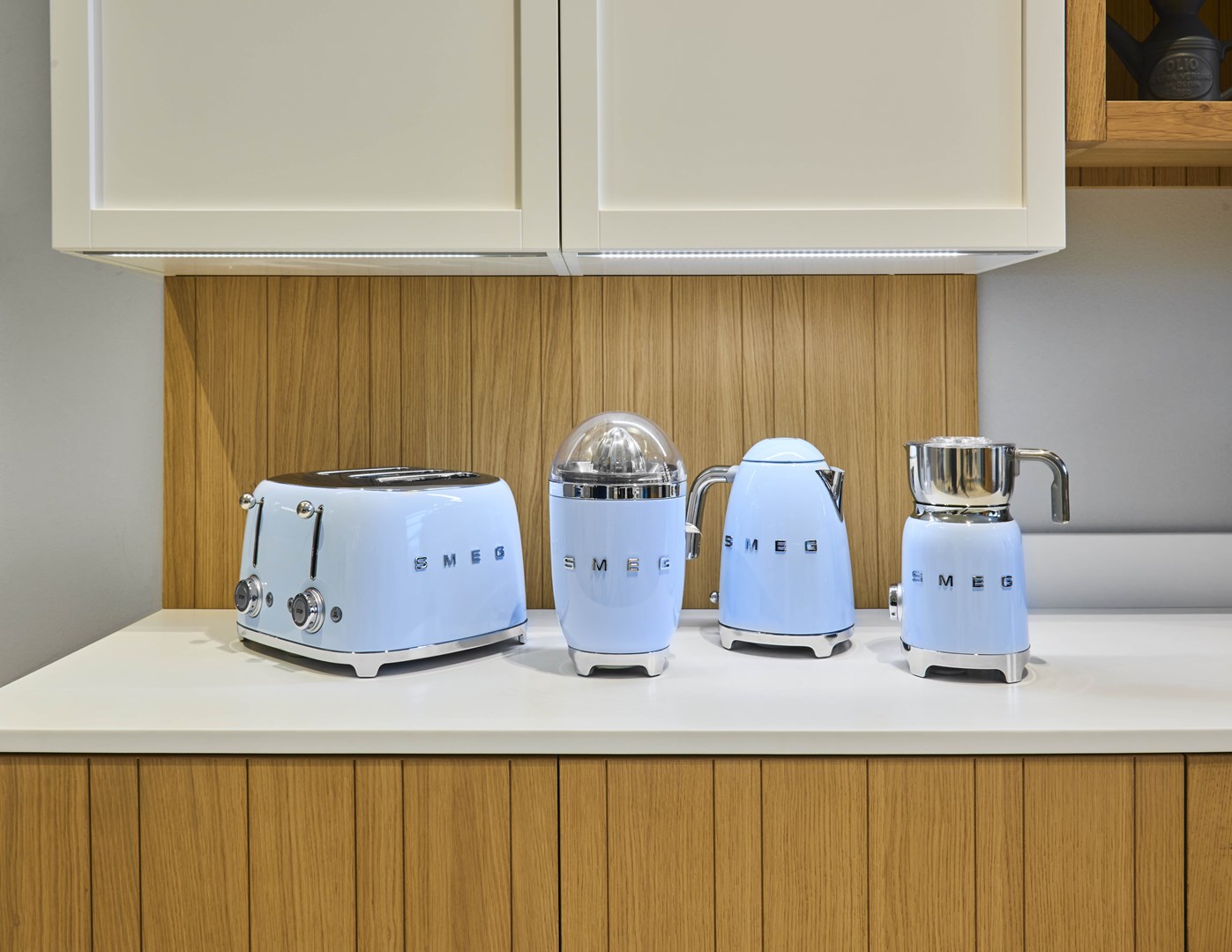 Toster SMEG TSF03 50's Style, 4 utora, Pastelno plava-7