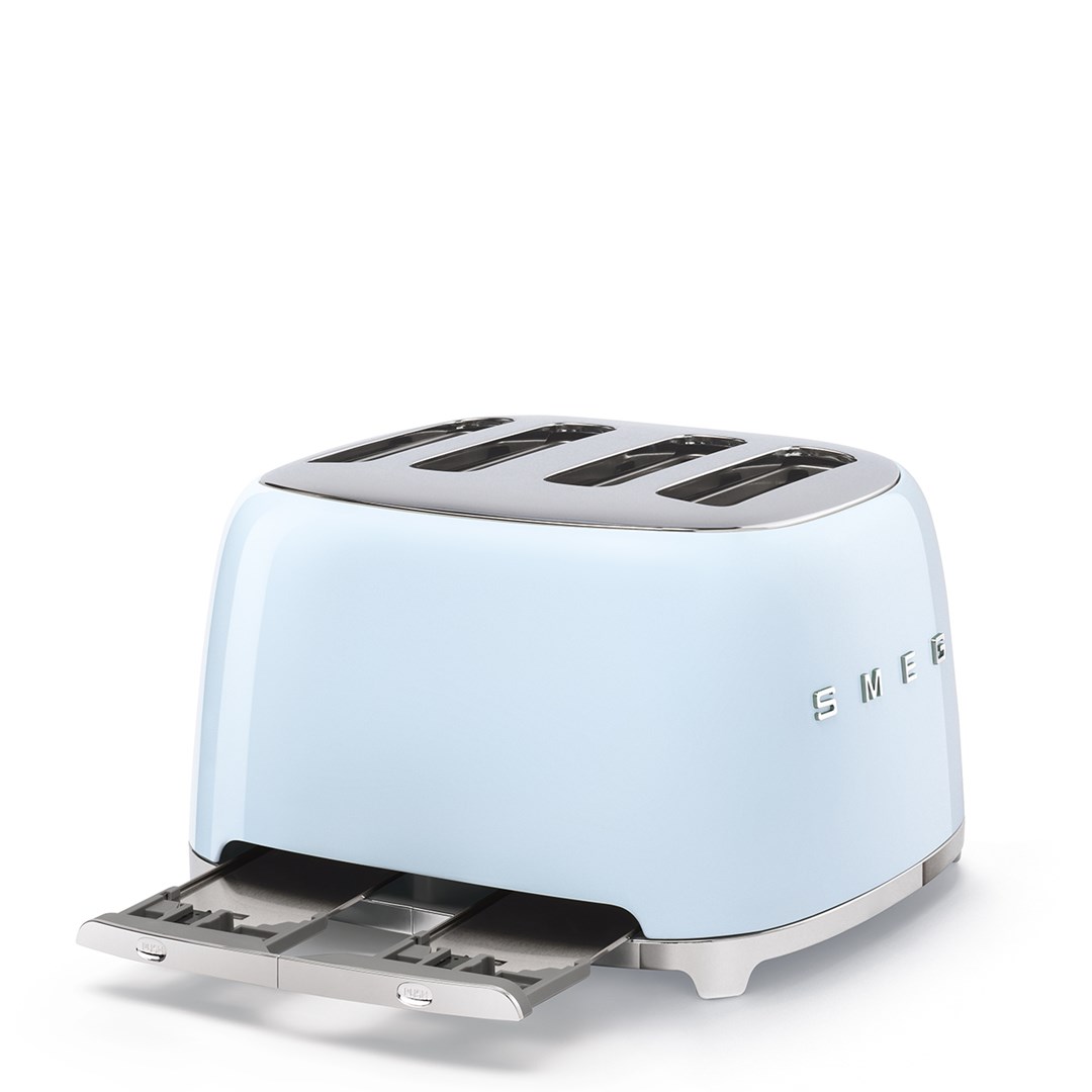 Toster SMEG TSF03 50's Style, 4 utora, Pastelno plava-3