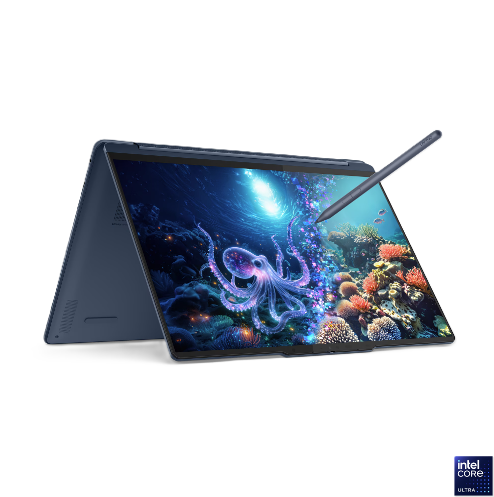 Laptop LENOVO Yoga 9 2-in-1 14ILL10 (14" OLED 2.8K, Intel Core Ultra 7 258V, 32GB, 1TB SSD, Intel Arc Graphics, Windows 11 Pro, HR tipkovnica, Cosmic Blue)-0