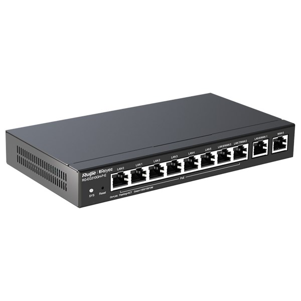 PoE Gateway Router RUIJIE Reyee RG-EG310GH-P-E (10xGE, 8xPoE+, 120W)-4