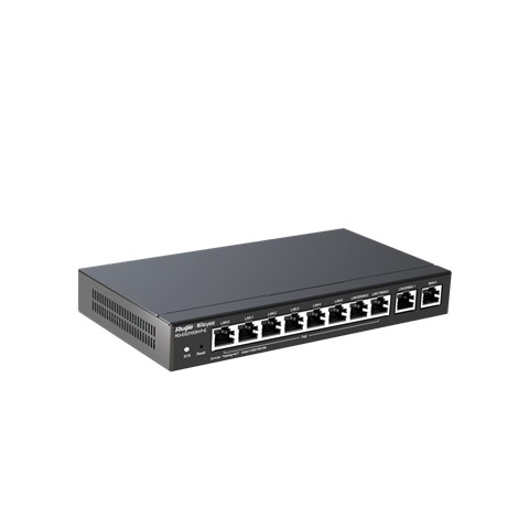 PoE Gateway Router RUIJIE Reyee RG-EG310GH-P-E (10xGE, 8xPoE+, 120W)-1
