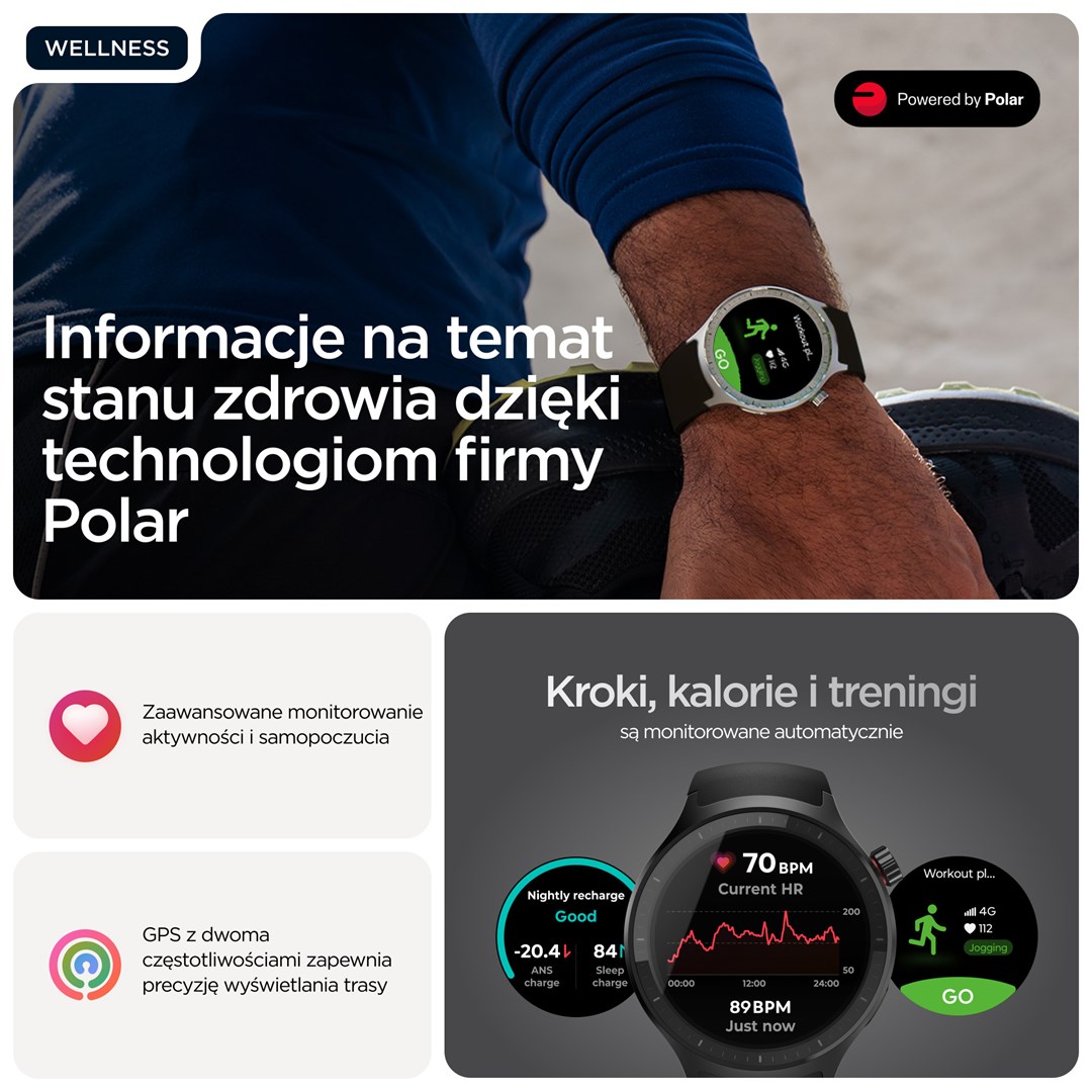 Motorola Moto Watch 3.63 cm (1.43") OLED 47 mm Digital Touchscreen Black GPS (satellite)-7