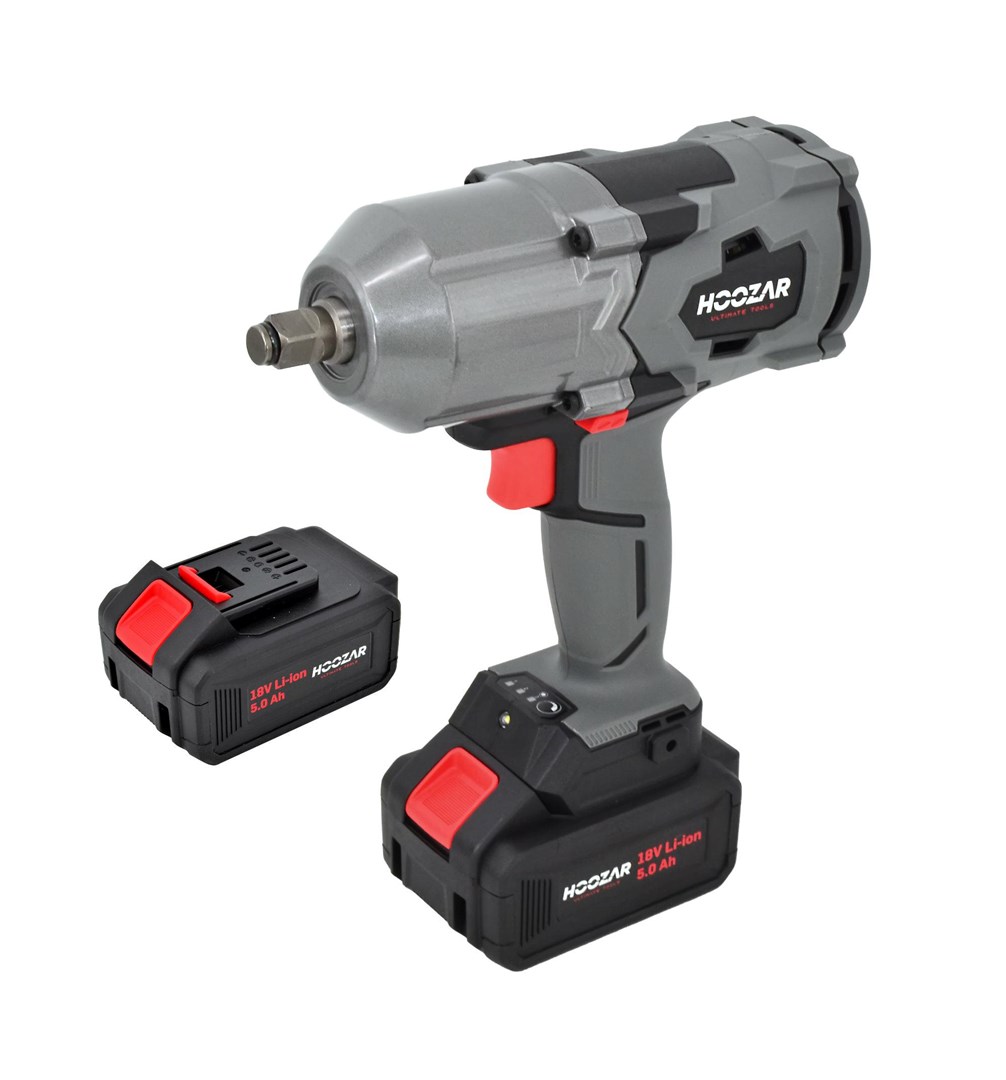 Akumulatorski udarni odvijač HOOZAR IW30BL-T2 (18V, 1000Nm, 2x 5.0Ah)-0