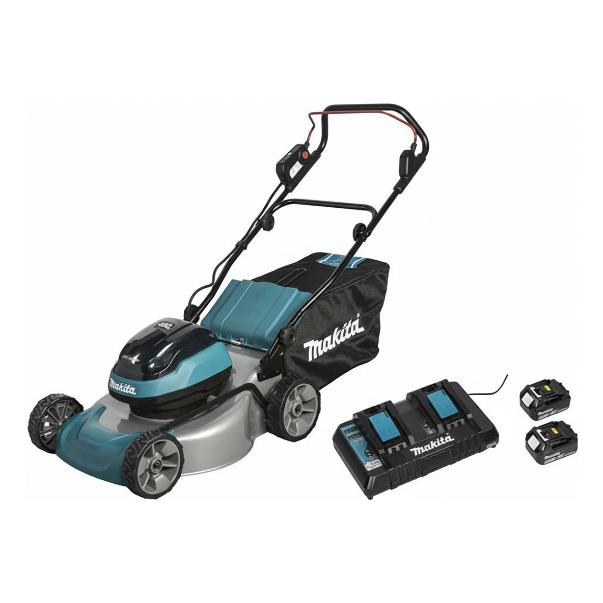MAKITA KOSIARKA  18Vx2 DLM466PT2 46cm 2x5,0Ah